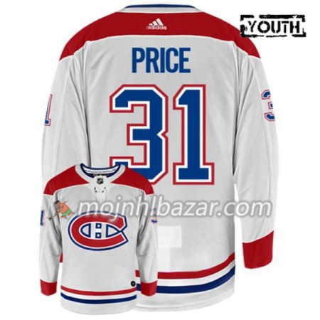 Dresovi Montreal Canadiens CAREY PRICE 31 Adidas Bijela Authentic - Dječji Dresovi Montreal Canadiens CAREY PRICE 31 Adidas Bijela Authentic - Dječji